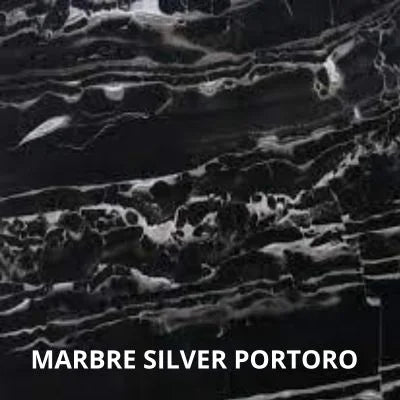 Marbre silver portoro